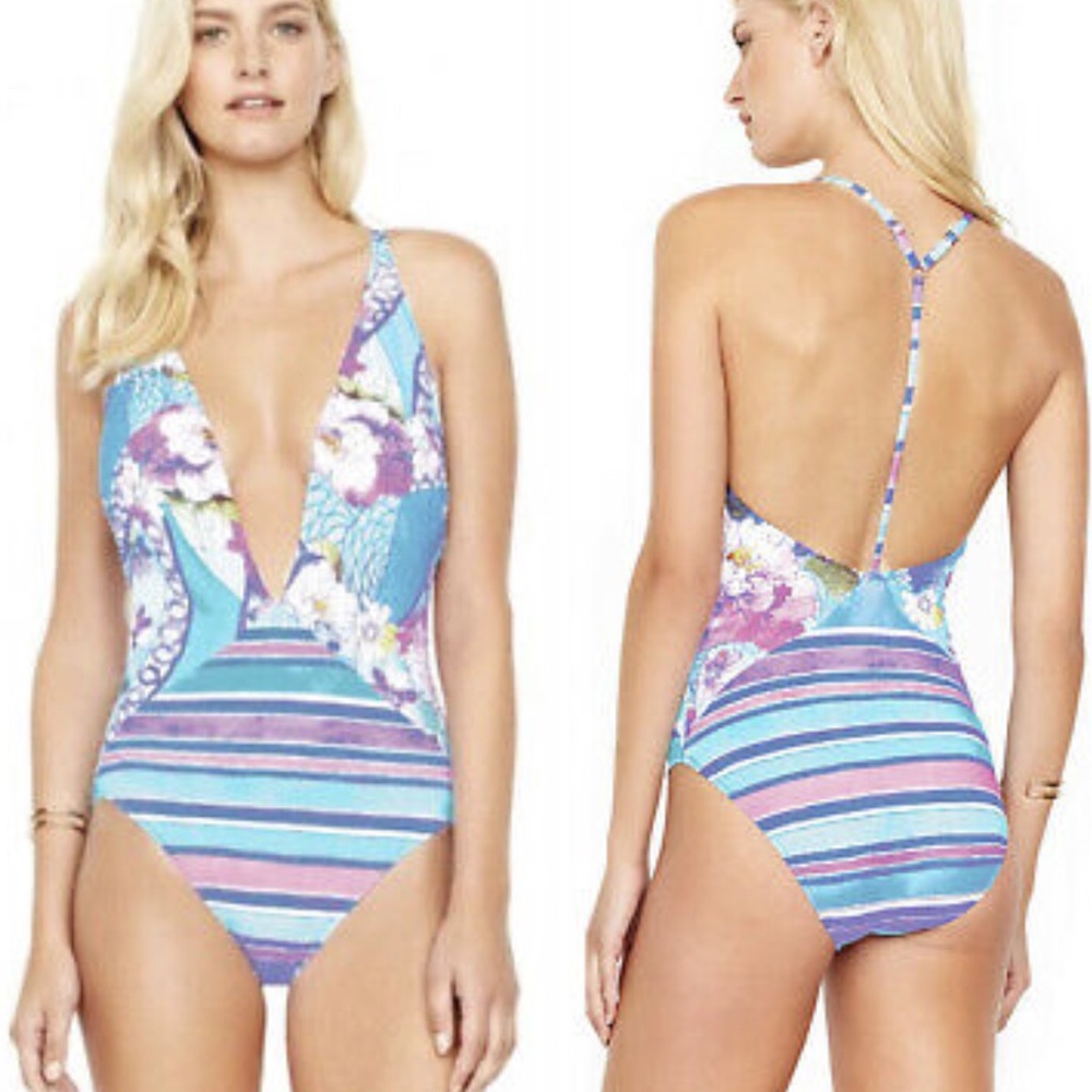 Gottex one piece t-back Swimsuit size 12